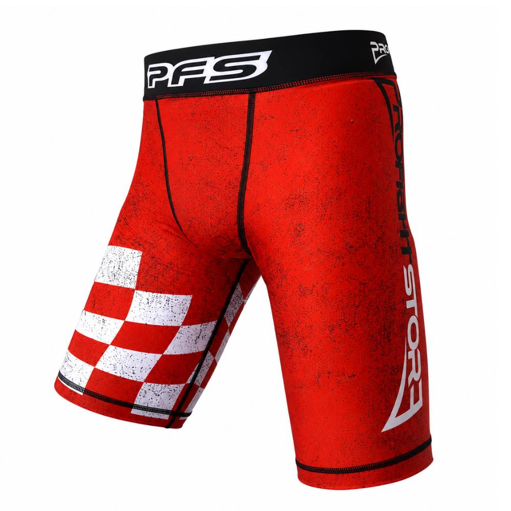 MMA kompresijske hlače Croflag 2.0 Red
